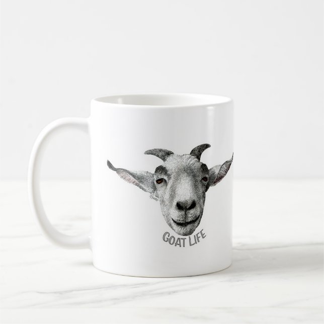 Taza De Café Goat Life (Izquierda)