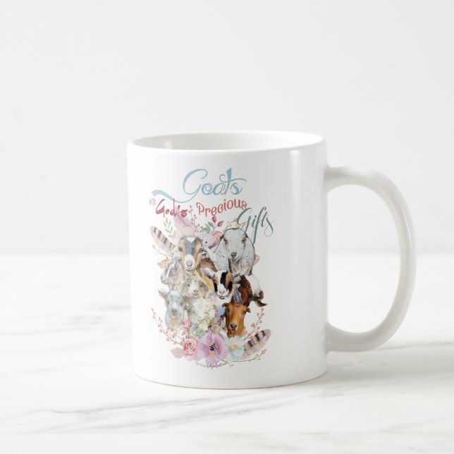 Taza De Café GOAT LOVER | Los preciosos regalos de Dios GetYerG (Derecha)