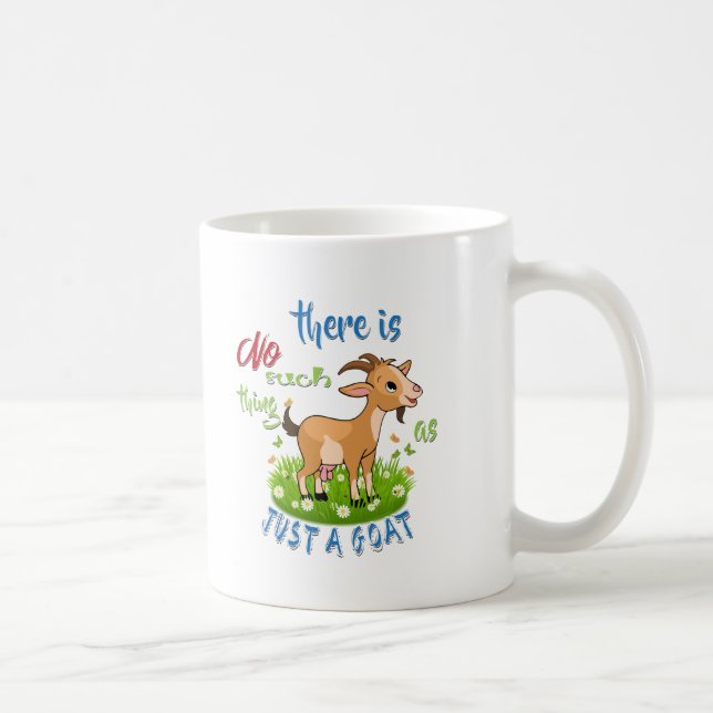 Taza De Café GOAT Lover | Sólo una cabra GetYerGoat™ (Derecha)