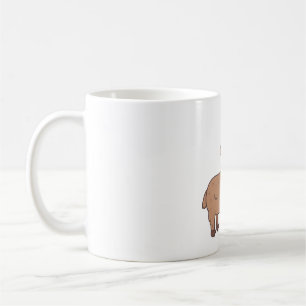 Taza De Café Goat Meh Funny Doodle