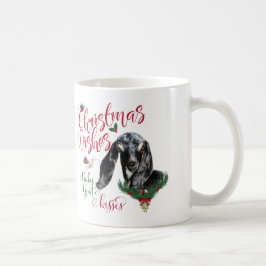 Taza De Café GOAT | Navidades Desean Beber De Cabra Besa Nubia