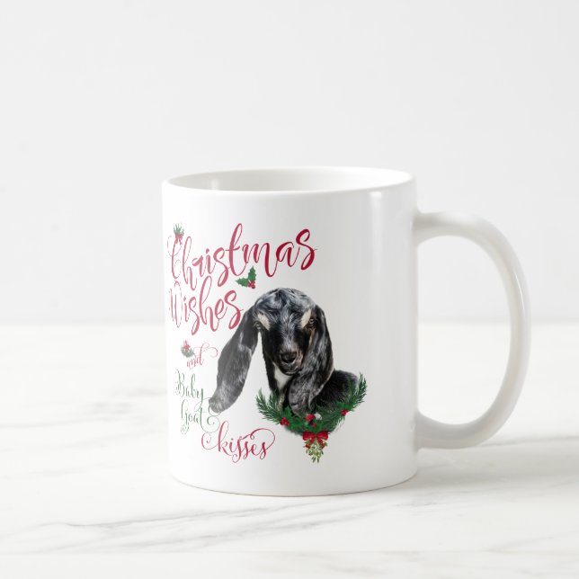 Taza De Café GOAT | Navidades Desean Beber De Cabra Besa Nubia (Derecha)