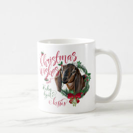 Taza De Café GOAT | Navidades Desean Bebés De Cabra Nubia 3