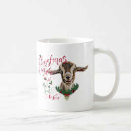 Taza De Café GOAT | Navidades Desean Besos De Cabra Bebé Tog