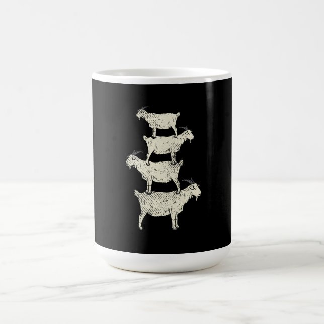 Taza De Café Goat Retro (Centro)