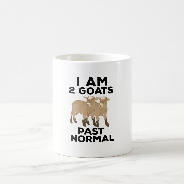 Taza De Café Goats - I Am 2 Goats Past Normal (Centro)