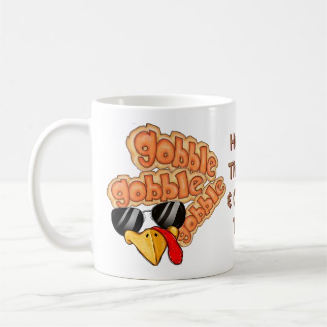 Taza De Café Gobble Gobble Coffee Mug (Izquierda)