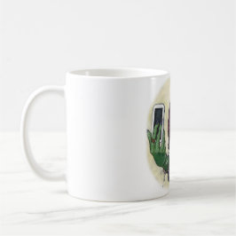 Taza De Café Goblin Chica Phone Selfie Fantasy Art Coffee Cup