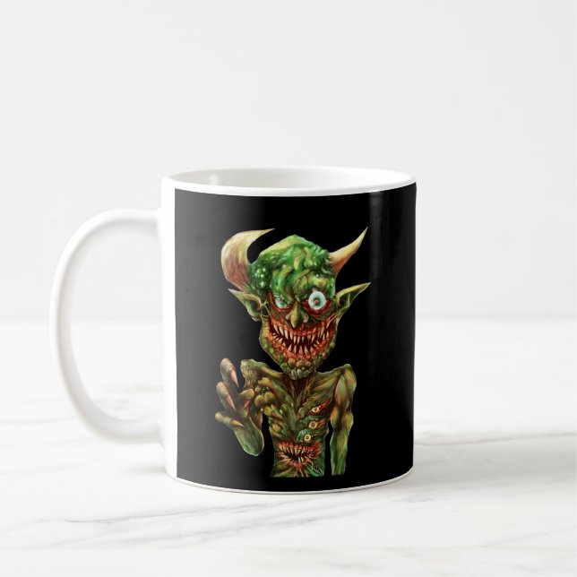Taza De Café Goblin Kobold Troll (Izquierda)