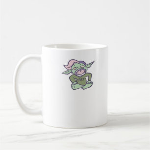 Taza De Café Goblincore Fart Goblin Clásico