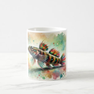 Taza De Café Goby Fish 190724AREF126 - Watercolor