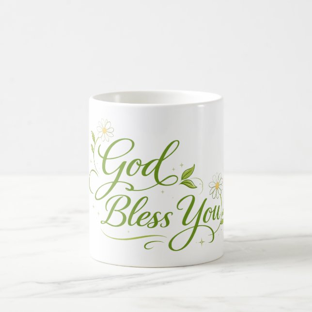 Taza De Café God Bless You (Centro)