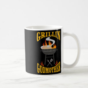 Taza De Café GodMother Bbq Fumador De Parrilladas Y Chef De Bar