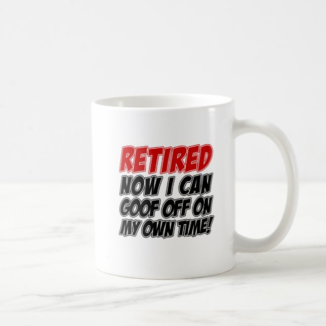 Taza De Café Gog retirado de su propio tiempo Mug (Derecha)