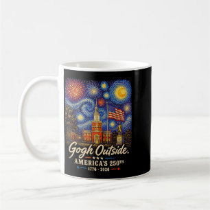 Taza De Café Gogh Fuera 250 Aniversario 1776 2026 Pinta El