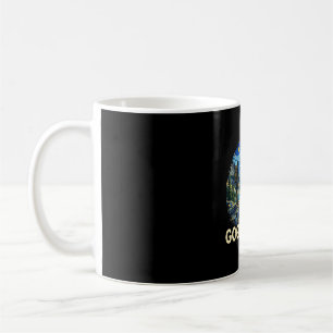 Taza De Café Gogh senderismo divertido caminante noche estrella