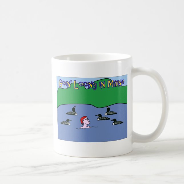 Taza De Café going_loon_maine_ver (Derecha)