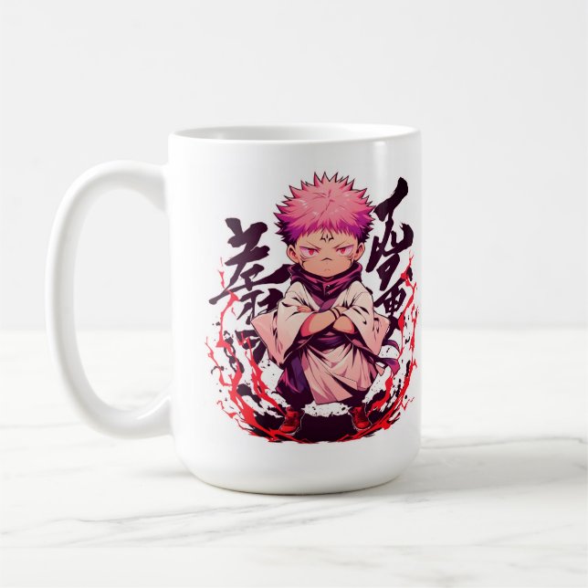 Taza De Café Gojo Satoru Limited Edition Mug - Jujutsu Kaisen A (Izquierda)
