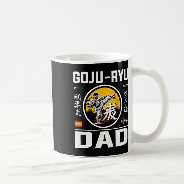 Taza De Café Goju-ryu Karate Dad Para Noches Con Karate Pion (Derecha)