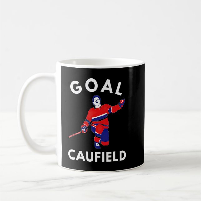 Taza De Café Gol    CaufieldCole caufield camiseta esencial (Izquierda)