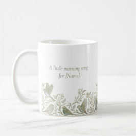 Taza De Café Gold Filigree Art Deco | Sparrow Morning Song