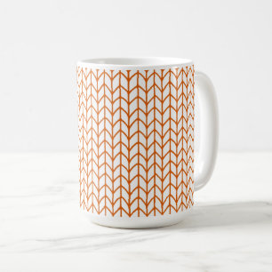 Taza De Café GOLD LINE KNIT Tall White Mug