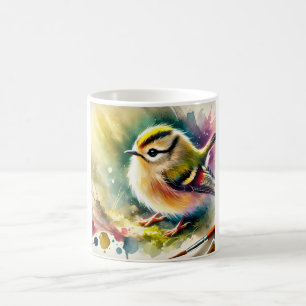 Taza De Café Goldcrest 171024AREF123 - Watercolor