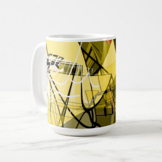 Taza De Café Golden Abstract Coffee Mug