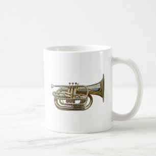 Taza De Café Golden Brass Euphonium