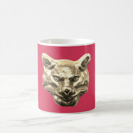 Taza De Café Golden Cat – Vergoldete Katze Goldener Kater