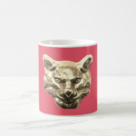 Taza De Café Golden Cat – Vergoldete Katze Goldener Kater