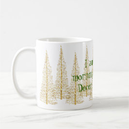 Taza De Café Golden Christmas Trees Mug