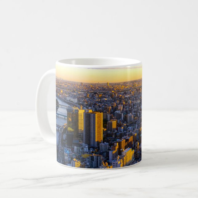 Taza De Café Golden City Horizon (Anverso izquierdo)