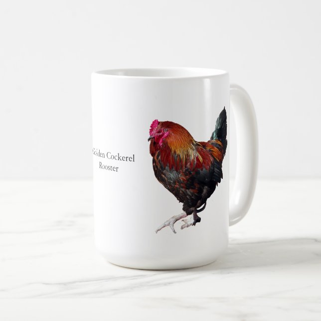 Taza De Café Golden Cockerel Rooster mug (Anverso derecho)