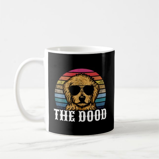 Taza De Café Golden Doodle La Mamá De Dood Dad (Izquierda)