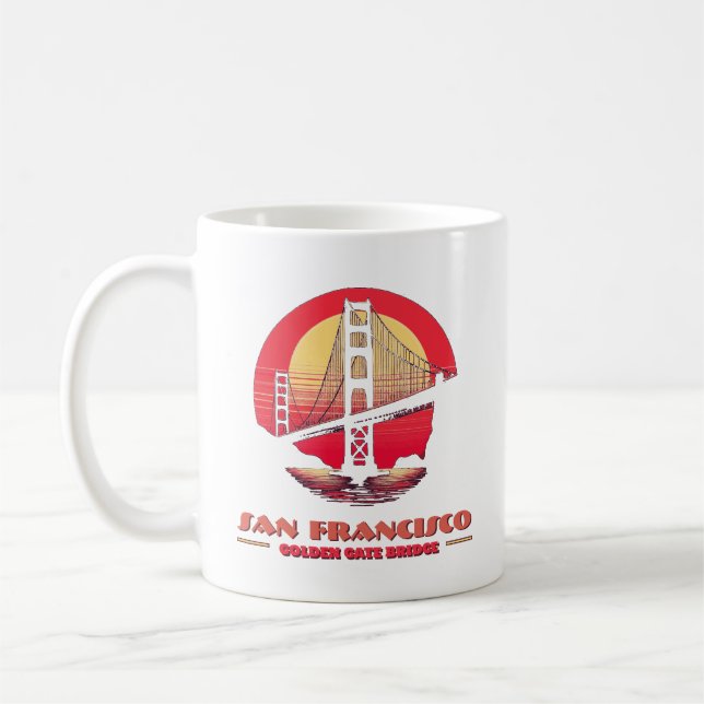 Taza De Café Golden Gate Bridge San Francisco California USA