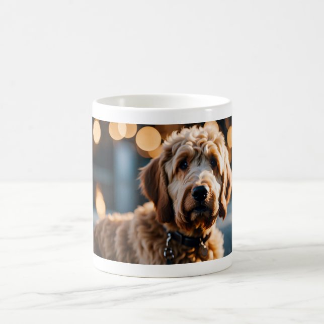 Taza De Café Golden Labradoodle Coffee Mug (Centro)