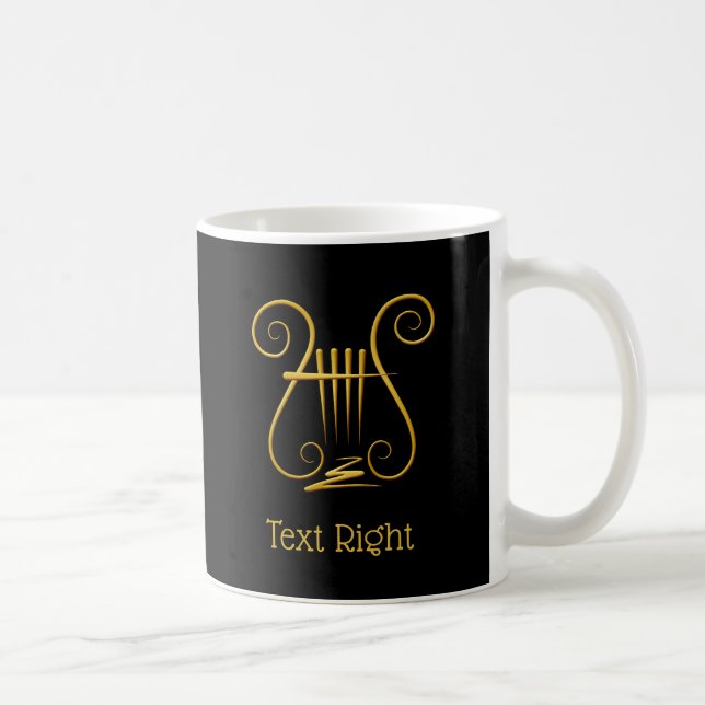 Taza De Café Golden Lyre (Derecha)