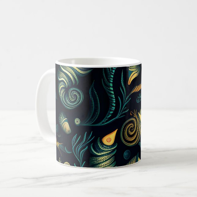 Taza De Café Golden Reefs (Anverso izquierdo)