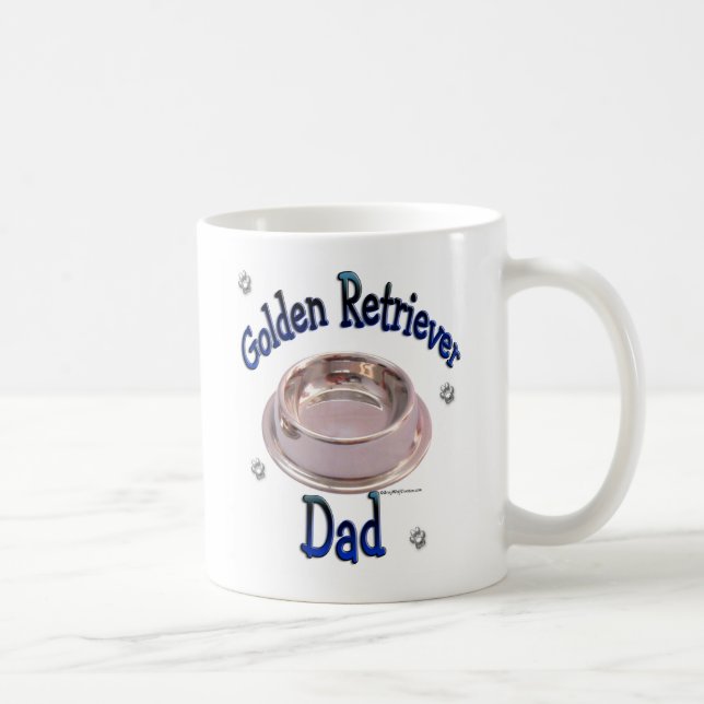 Taza De Café Golden Retriever Dad (Derecha)