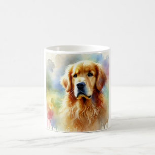 Taza De Café Golden Retriever in Harmony 010924AREF126 - Waterc