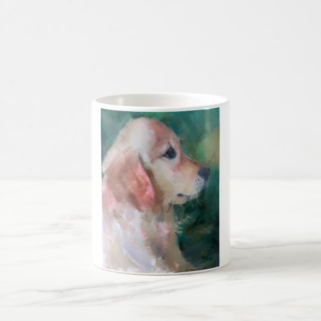 Taza De Café Golden Retriever Mug (Centro)