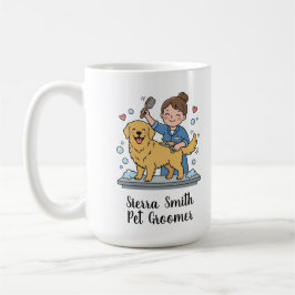 Taza De Café Golden Retriever Pet Grooming Professional Coffee