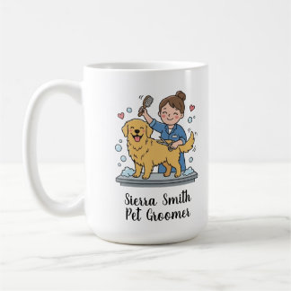 Taza De Café Golden Retriever Pet Grooming Professional Coffee