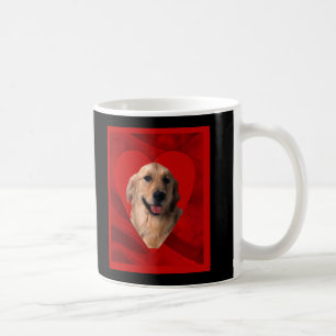 Taza De Café Golden Retriever San Valentín