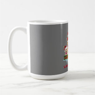 Taza De Café Golden Retriever Santa Hat Xmas Dogs Feliz Navidad