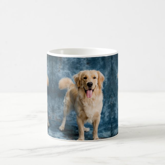 Taza De Café Golden Retriver Coffee Mag (Centro)