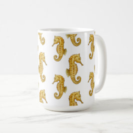 TAZA DE CAFÉ GOLDEN SEAHORSES MUG