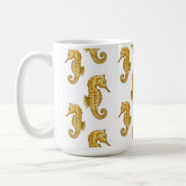 TAZA DE CAFÉ GOLDEN SEAHORSES MUG