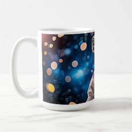 Taza De Café Golden-Visor Astronaut Portrait